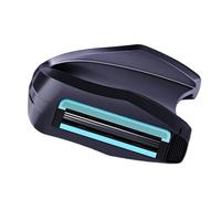 Rasoir de sécurité pour hommes, avec 3 têtes d'embout, rasoir de précision pour le cou, pour le dos, le cou, les bras, les jambes, les aisselles et les parties intimes pour femmes et filles