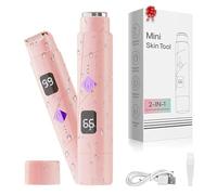 Rasoir électrique 2 en 1 pour femme et tondeuse bikini, épilateur LCD indolore pour le visage/corps/bikini/jambes, étanchéité IPX7, rechargeable USB-C, rasage sans taches noires de 0,3 mm, double