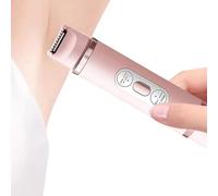 Rasoir électrique 2 en 1 rasoir électrique pour femmes à double tête et épilateur | Épilateur humide et sec étanche pour les aisselles Pauvreté du corps Pauvre Corps Bikini Trommer Rechargeable