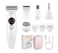 Rasoir Électrique 5 En 1 Pour Femme, Blanc