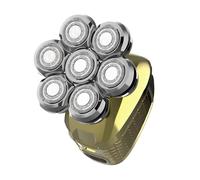 Rasoir Électrique 7 Têtes Rotatives Précis Rechargeable en Mode Humide et Sec,