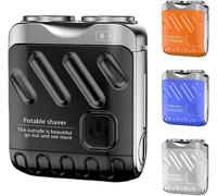 Rasoir électrique à Bagages, 2025 Nouveau Rasoir Barbe Mini Et Conception De Valise Portable, Mini Electrict Shavers Pour Hommes, Mini-Rasoir De Rasoir à Rasage Pour Les Hommes (Noir)