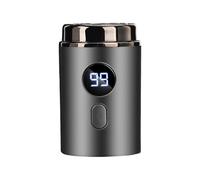 Rasoir électrique à barbe - Mini rasoir rechargeable, outil de toilettage à écran LED | Épilateur numérique compact pour le visage, kit de rasage de voyage portable, lames propres et respectueuses de