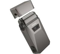 Rasoir électrique à double lame 350 mAh, IPX7-Résistant à l'eau Rasoir visage Gris