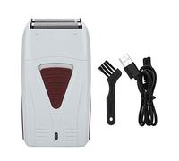 Rasoir électrique à mouvement alternatif, tondeuse à barbe rechargeable à tondeuse à huile usb pousser raclette chauve blanche pour outil de rasoir, pour les voyages en plein air ou pour faire des aff