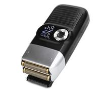 Rasoir électrique à tête chauve tondeuse à barbe USB Rechargeable rasoir chauve tête de lavage tondeuse à cheveux électrique chauve LCD rasoir à moustache pour hommes