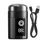 Rasoir électrique avec écran numérique et design mini, rasoirs électriques sans fil rechargeables pour tête, barbe, voyage, extérieur, papa, mari, anniversaire, jour du jour du