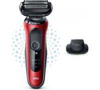 Braun Series 6 61-R1200s Rasoir à grille Tondeuse Noir, Rouge