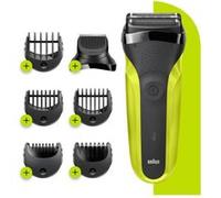 Braun Series 3 81702942 rasoir pour homme Rasoir à grille Tondeuse Noir, Vert