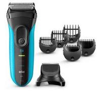 Braun Series 3 Shave&Style 3010BT Rasoir à grille Tondeuse Noir, Bleu
