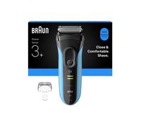 Braun Series 3 3040s Rasoir à grille Tondeuse Noir, Bleu