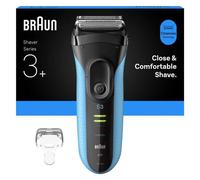 Rasoir électrique Braun Series 3+ 3040S Grille MicroComb Tondeuse Précision Bleu