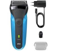 Rasoir électrique BRAUN Series 3 - Bleu et noir - Autonomie 30 minutes - Charge rapide 5 minutes Noir