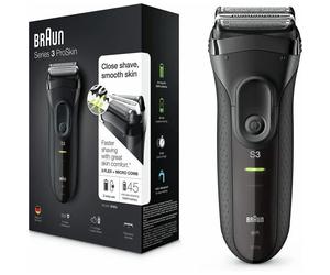 Rasoir électrique BRAUN Series 3 ProSkin 3020s - sans fil - 45 mn -