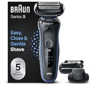 Braun Series 5 51-B1820s Rasoir à grille Noir, Bleu