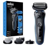 Rasoir Électrique - BRAUN - Series 5 51B4650CSBLU - 3 Lames Flexibles - Technologie AutoSense - 100% Étanche