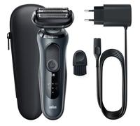 Rasoir électrique - BRAUN - Séries 6 61-N1000s - 50 min autonomie - Noir élégant - SensoFlex