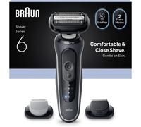 Braun Rasoir électrique Series 6 62-G1650s - Noir - Autonomie 60 minutes - Charge rapide 5 minutes