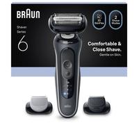 Braun Rasoir électrique Series 6 62-G1650s - Noir - Autonomie 60 minutes - Charge rapide 5 minutes