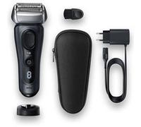 Braun Série 8 Rasoir électrique rechargeable, technologie sonique, utilisable à sec et à l’eau - Noir