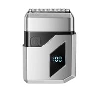Rasoir électrique de poche avec recharge USB, texture ABS, parfait pour les voyages d'affaires et la salle de sport, rasoir électrique avec affichage numérique
