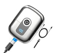 Rasoir électrique de poche, tondeuse à barbe à double tête, 7,9 x 5,5 x 3,0 cm, rechargeable avec housse anti-poussière magnétique, rasoir électrique étanche pour voyage, maison, voiture et camping