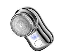 Rasoir électrique de toilettage pour homme - Tondeuse à barbe à charge rapide avec affichage numérique | Rasoir électrique compact pour l'hygiène des hommes | Mini rasoir tempête pour le visage, le