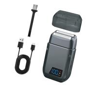Rasoir électrique doté d ' un écran LED, rechargeable par USB, taille de voyage portable pour un rasage en douceur et un toilettage précis