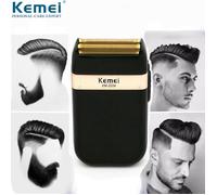 Rasoir électrique double lame étanche pour hommes - GOBRO - Kemei - Autonomie 60 min - USB Rechargeable