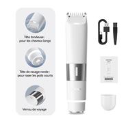 Rasoir électrique Enchen A3 2-en-1 à double tête pour le rasage du visage et du corps, 1 pièce.