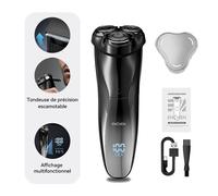 Rasoir électrique ENCHEN Blackstone 3 étanche IPX7, rasoir 3D pour usage quotidien, pour hommes, 1 pièce.