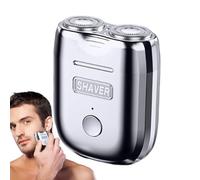 Rasoir Électrique Homme | Petit Rasoir sans Fil pour Hommes,Appareil de Rasage Rechargeable Étanche avec Tête de Coupe Magnétique