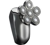 Rasoir électrique multifonctions, lames indépendantes 6D, tondeuse à cheveux, écran LCD, kit de rasage, recharge USB, étanche pour tout le corps, argenté