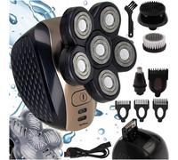 Rasoir électrique multifonctions sans fil pour homme, tondeuse à barbe et cheveux oreilles et nez