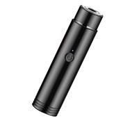 Rasoir Électrique Noir Portable Rechargeable, Abs, pour Hommes | Mini Format Léger, Opération Pratique, Usage Extérieur, Appareil Rechargeable, pour Barbe Couleur Aléatoire