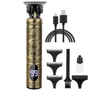 Rasoir électrique numérique, tondeuse multifonction professionnelle sans fil, tondeuse rechargeable de type C, rasoir électrique léger pour homme, tondeuse à cheveux électrique tout-en-un et tondeuse