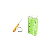 Rasoir électrique original 3000mAh Accessoire de batterie à charge rapide 2.4V. Compatible avec Flyco FS336 FS337 FS338 FS339 FS333(3000mah-1)
