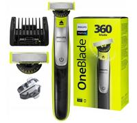 Rasoir électrique - Philips - OneBlade 360 QP2734 20 - Taille barbe humide ou sèche - Lames 5 longueurs