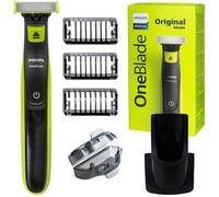 Rasoir Électrique - Philips - Oneblade Qp2724/10 - Tondeuse Barbe 3 Sabots - Utilisation Humide Et Sèche - Avec Base