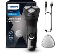 Rasoir Électrique - Philips - Series 3000x - Wet & Dry - Technologie Skinprotect - Noir Profond
