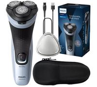 Rasoir électrique - Philips - X3003 00 - Wet and Dry - Lames auto-affûtées - Tondeuse intégrée - Étui inclus