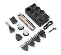 Rasoir électrique portable Rasoir à barbe de voyage rechargeable avec petit outil de coupe étanche adapté hommes présents Ensemble de toilettage pour hommes avec sécateur de nez