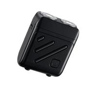 Rasoir électrique portable - Rasoir à double anneau à 360 °, sans fil, étanche, pour homme humide et sec, épilateur de barbe, de tête, de corps pour la maison, le | Rasoir électrique