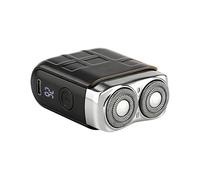 Rasoir électrique portable résistant à l'eau sans fil double lame rechargeable, étanche, sans fil, pour aisselles, barillet, voyage, maison, salle de sport, école, travail ou bureau