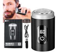 Rasoir électrique portatif - Rasoir électrique étanche pour homme - pour le contouring sans angle mort pour le camping, les voyages en avion, les bureaux, les voitures, les voyages d'affaires
