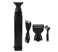Rasoir électrique pour cheveux du dos - Épilation des jambes du corps entier | Outil de tondeuse d'épilation des jambes du corps complet portable rechargeable par USB pour homme
