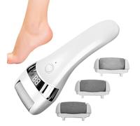 Rasoir Électrique pour Cors et Callosités - Avec 3 Têtes Kit De Soin Des Pieds,Ponceuse Électrique Pour Pieds Avec Râpe De Pédicure | Soin Des Talons Peau Sèche Dure Fissurée Maison Voyage Spa Pour Fe