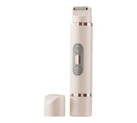 Rasoir électrique pour femme - Pasoir électrique pour le visage | Reporter du corps imperméable | Razor de bikini à double tête | Petite tondeuse à poils pubiens | Artilles rechargeables pour pier