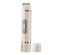 Rasoir électrique pour femme, tondeuse de zone bikini féminine - Machine à épiler avec double tête pour les zones sensibles, pratique pour les lèvres, la barbe et les aisselles