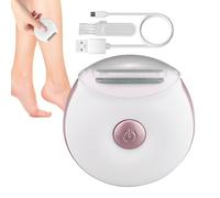Rasoir électrique pour femme - Tondeuse USB rechargeable, étanche pour femme - Groomer Dry/Wet Cordless avec tête amovible pour les bras sensibles de la peau (acier inoxydable et ABS)